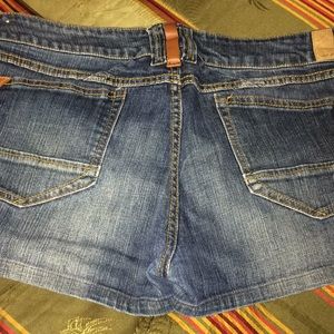 Maurice’s denim distressed shorts size 13/14